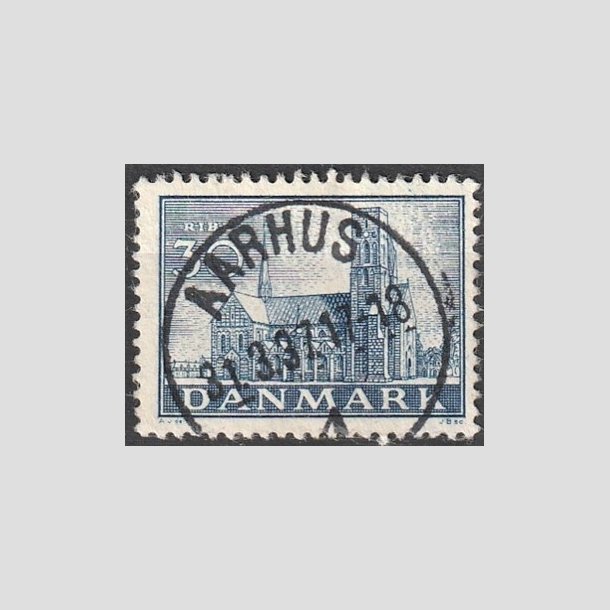 FRIMRKER DANMARK | 1936 - AFA 233 - Reformationen 30 re bl - Lux Stemplet "AARHUS"