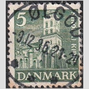 FRIM�RKER DANMARK | 1936 - AFA 229 - Reformationen 5 �re gr�n - Lux Stemplet 