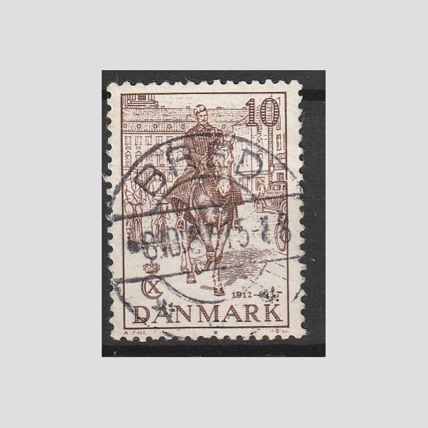 FRIMRKER DANMARK | 1937 - AFA 240 - Chr. X 25 re jubilum 10 re brun - Lux Stemplet "BRED"