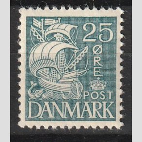 FRIMRKER DANMARK | 1933 - AFA 205 - Karavel 25 re bl Type I - Postfrisk