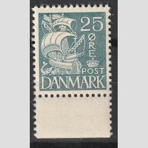 FRIMRKER DANMARK | 1933 - AFA 205 - Karavel 25 re bl Type I - Postfrisk
