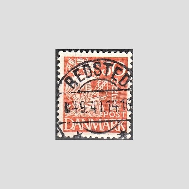 FRIMRKER DANMARK | 1940 - AFA 259 - Karavel 30 re orange Type II - Pragt Stemplet "BEDSTED"