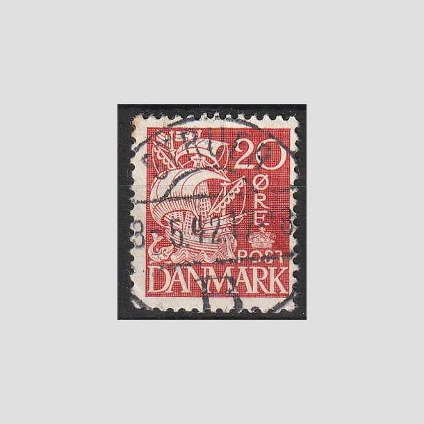 FRIMRKER DANMARK | 1940 - AFA 258 - Karavel 20 re rd Type II - Lux Stemplet "STRUER"