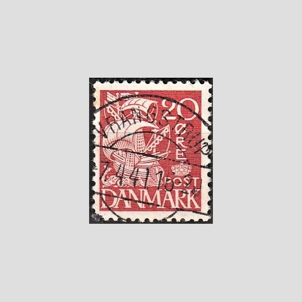 FRIMRKER DANMARK | 1940 - AFA 258 - Karavel 20 re rd Type II - Lux Stemplet "VANGSTRUP"