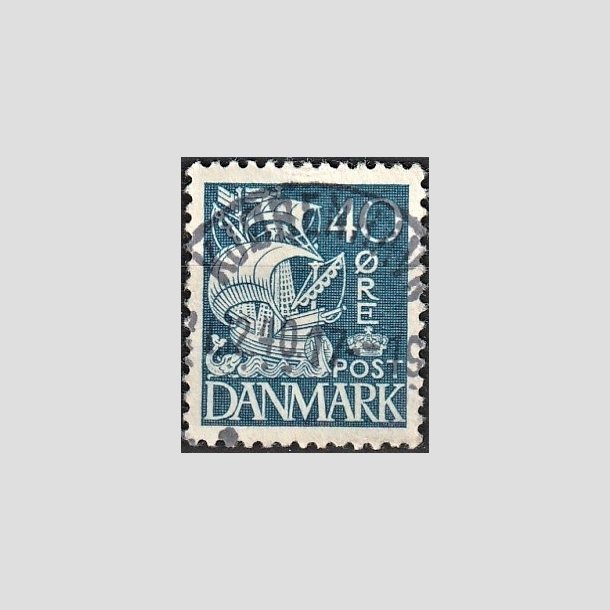 FRIMRKER DANMARK | 1940 - AFA 260 - Karavel 40 re bl Type II - Lux Stemplet "KJBENHAVN"