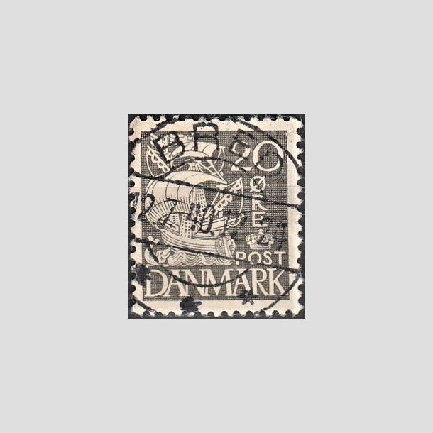 FRIMRKER DANMARK | 1937-40 - AFA 204a - Karavel 20 re gr Type II - Lux Stemplet "BRED"