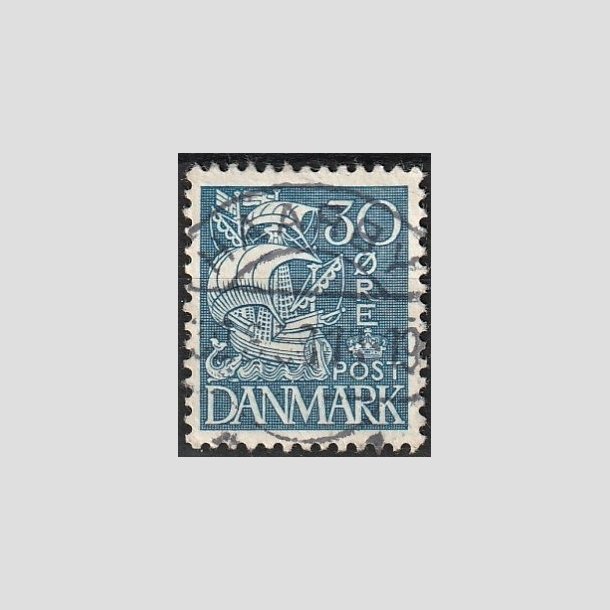 FRIMRKER DANMARK | 1934 - AFA 215 - Karavel 30 re bl Type I - Lux Stemplet "HAARBY"