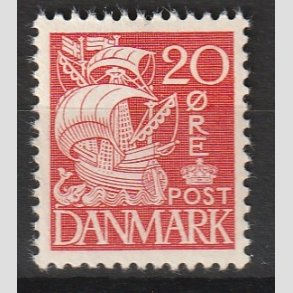 FRIMRKER DANMARK | 1940 - AFA 258 - Karavel 20 re rd Type II - Postfrisk