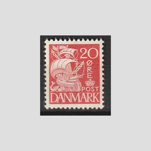 FRIMRKER DANMARK | 1940 - AFA 258 - Karavel 20 re rd Type II - Postfrisk