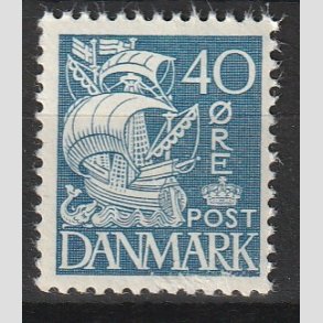 FRIMRKER DANMARK | 1940 - AFA 260 - Karavel 40 re bl Type II - Postfrisk
