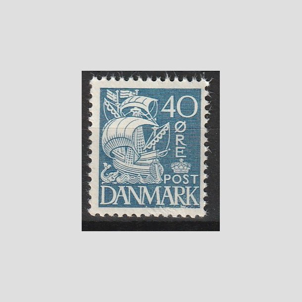 FRIMRKER DANMARK | 1940 - AFA 260 - Karavel 40 re bl Type II - Postfrisk