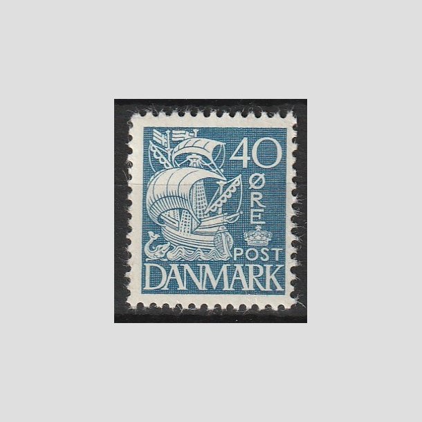 FRIMRKER DANMARK | 1940 - AFA 260 - Karavel 40 re bl Type II - Postfrisk