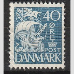 FRIMRKER DANMARK | 1940 - AFA 260 - Karavel 40 re bl Type II - Postfrisk