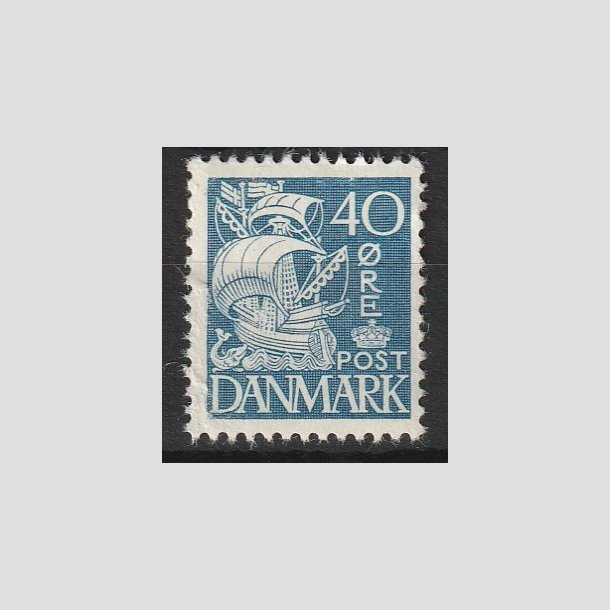 FRIMRKER DANMARK | 1940 - AFA 260 - Karavel 40 re bl Type II - Postfrisk