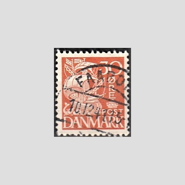 FRIMRKER DANMARK | 1940 - AFA 259 - Karavel 30 re orange Type II - Lux Stemplet "FAABORG"