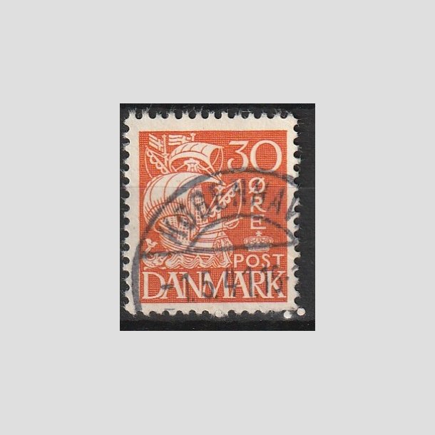 FRIMRKER DANMARK | 1940 - AFA 259 - Karavel 30 re orange Type II - Lux Stemplet "KBENHAVN"