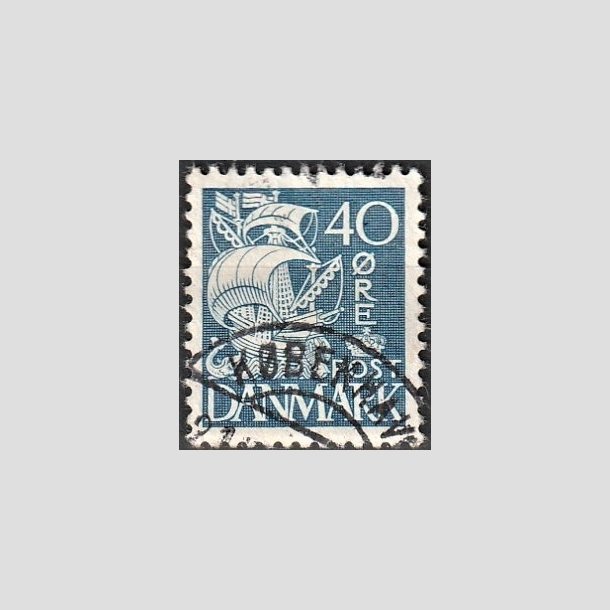 FRIMRKER DANMARK | 1940 - AFA 260 - Karavel 40 re bl Type II - Lux Stemplet "KBENHAVN"