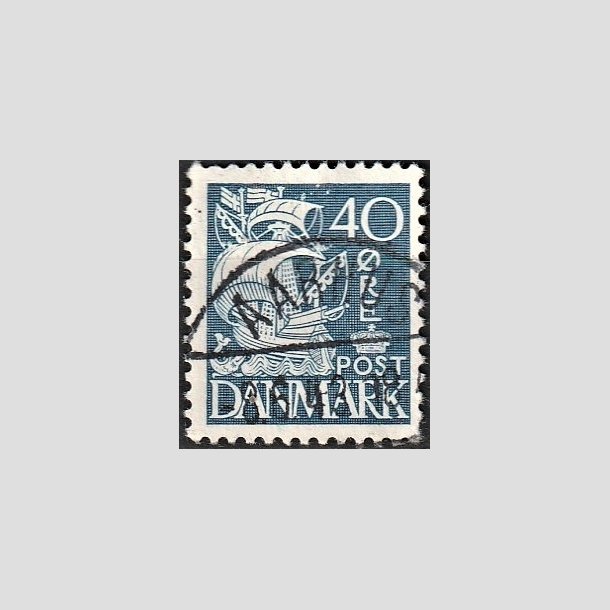 FRIMRKER DANMARK | 1940 - AFA 260 - Karavel 40 re bl Type II - Lux Stemplet "AARHUS"