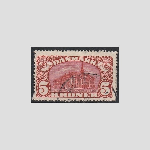 FRIMRKER DANMARK | 1912 - AFA 67 - 5 Kr. Posthus - Stemplet