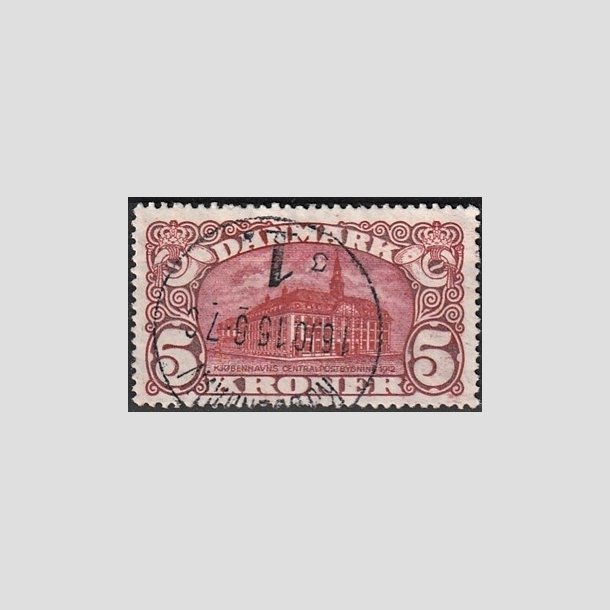 FRIMRKER DANMARK | 1915 - AFA 81 - 5 Kr. Posthus - Stemplet