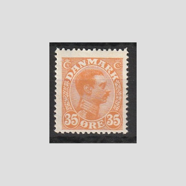 FRIMRKER DANMARK | 1913 - AFA 73 - Chr. X 35 re orange (PF) - Postfrisk