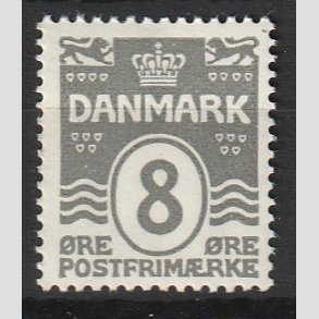 FRIM�RKER DANMARK | 1921-22 - AFA 123 - B�lgelinie 8 �re gr� - Postfrisk
