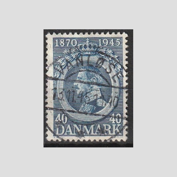 FRIMRKER DANMARK | 1945 - AFA 292 - Chr. X 75 r 40 re bl - Pragt Stemplet "VANLSE"