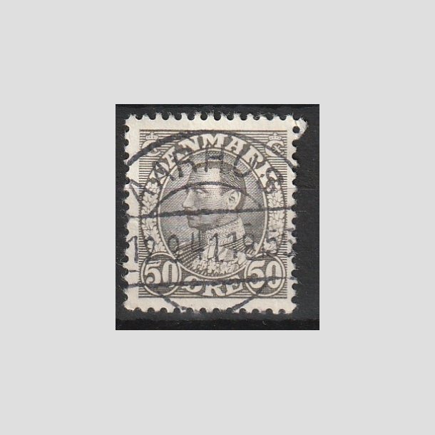 FRIMRKER DANMARK | 1934 - AFA 209 - Chr. X 50 re gr - Lux Stemplet "AARHUS"