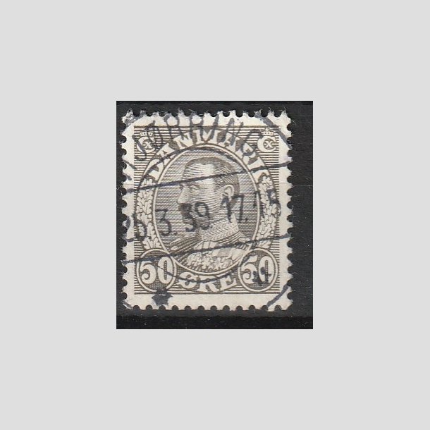 FRIMRKER DANMARK | 1934 - AFA 209 - Chr. X 50 re gr - Lux Stemplet "HJRRING"