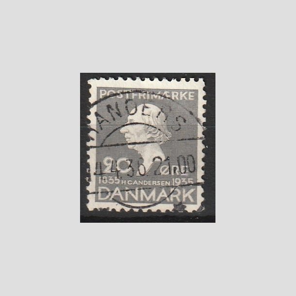 FRIMRKER DANMARK | 1935 - AFA 227 - H. C. Andersen 20 re gr - Lux Stemplet "RANDERS"