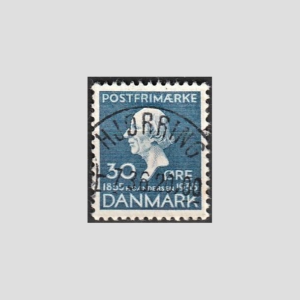 FRIMRKER DANMARK | 1935 - AFA 228 - H. C. Andersen 30 re bl - Lux Stemplet "HJRRING"