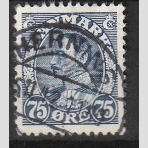 FRIMRKER DANMARK | 1941 - AFA 269 - Chr. X 75 re mrkbl - Lux Stemplet 