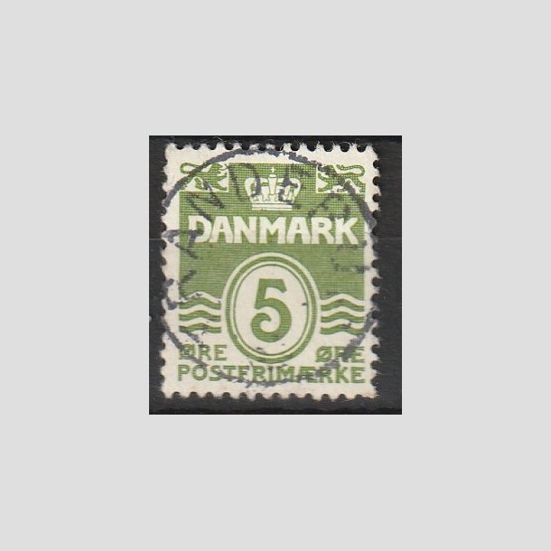 FRIMRKER DANMARK | 1933 - AFA 199 - Blgelinie 5 re grn - Lux Stemplet "TANDERUP"
