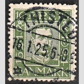 FRIM�RKER DANMARK | 1924 - AFA 132 - Postjubil�um 10 �re gr�n - Lux Stemplet 
