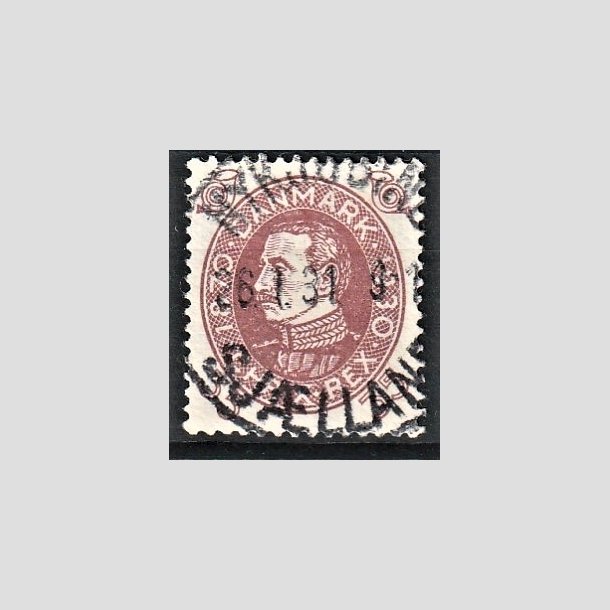 FRIMRKER DANMARK | 1930 - AFA 194 - Chr. X 60 r 35 re rdbrun - Lux Stemplet "NYKBING SJLLAND"