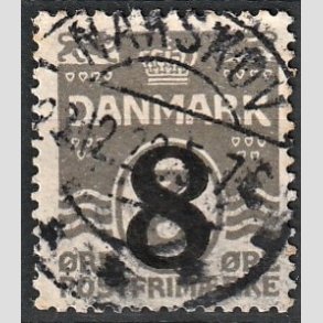 FRIMRKER DANMARK | 1921-22 - AFA 117 - 8/3 re gr provisorier - Lux Stemplet 