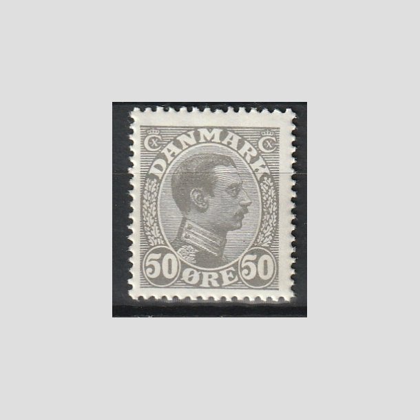 FRIMRKER DANMARK | 1921-22 - AFA 129a - Chr. X 50 re gr - Postfrisk