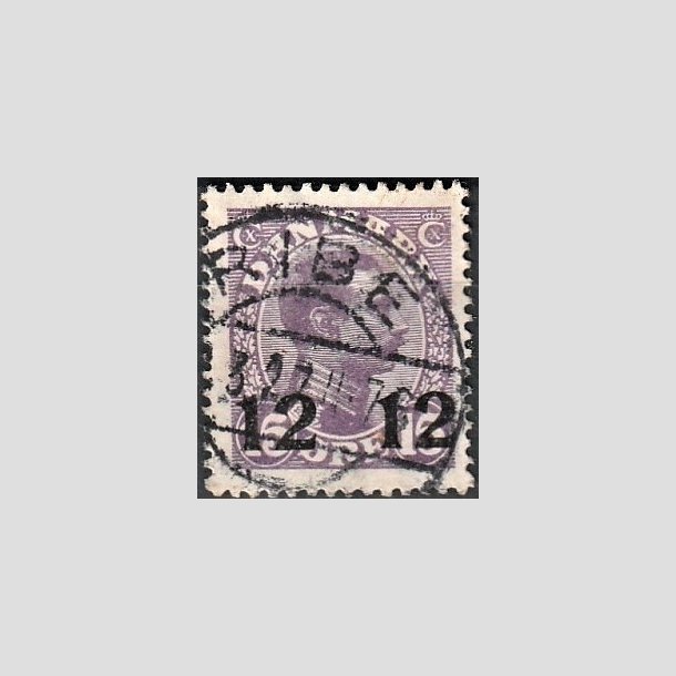 FRIMRKER DANMARK | 1926 - AFA 159 - 12 12/15 re violet Chr. X provisorier - Lux Stemplet "RIBE"