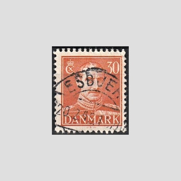 FRIMRKER DANMARK | 1942-44 - AFA 278 - Chr. X 30 re orange - Lux Stemplet "ESBJERG"