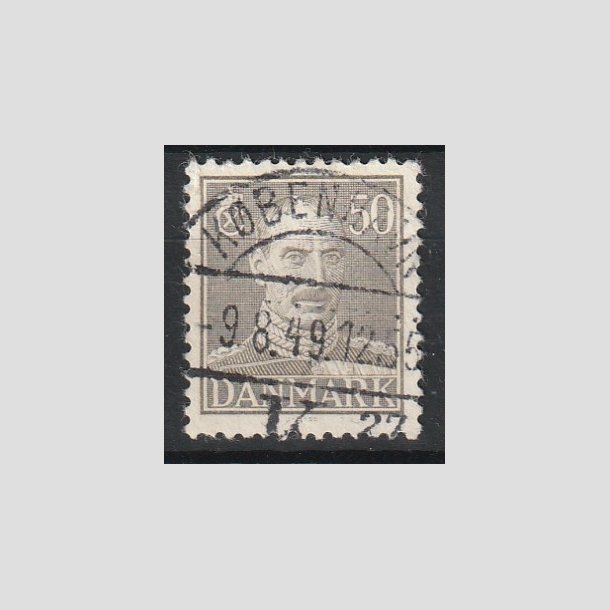 FRIMRKER DANMARK | 1945 - AFA 289 - Chr. X 50 re gr - Lux Stemplet "KBENHAVN"