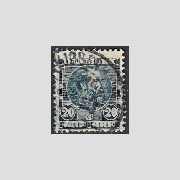 FRIMRKER DANMARK | 1904-05 - AFA 48 - Chr. IX 20 re bl - Stemplet "KJBENHAVN"