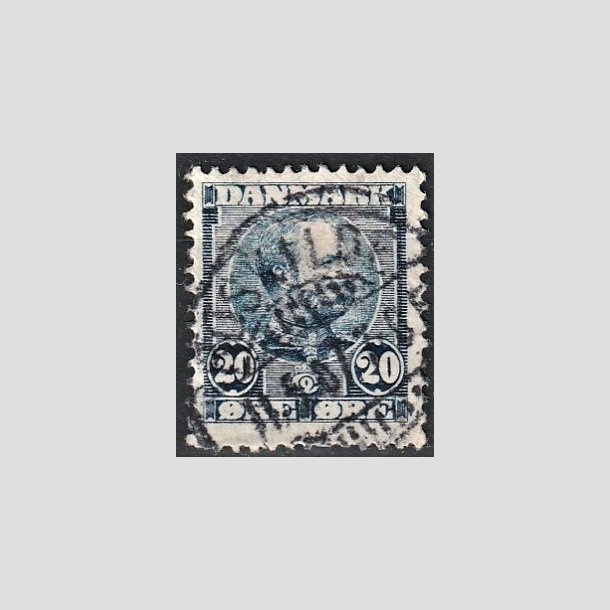 FRIMRKER DANMARK | 1904-05 - AFA 48 - Chr. IX 20 re bl - Stemplet "ROSKILDE"