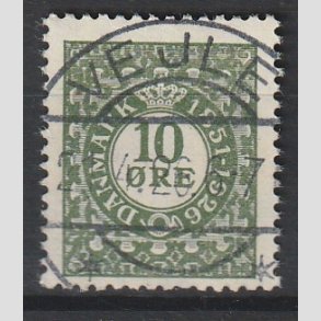 FRIM�RKER DANMARK | 1926 - AFA 154 - Frim�rkets 75 �rs jubil�um 10 �re gr�n - Pragt Stemplet 