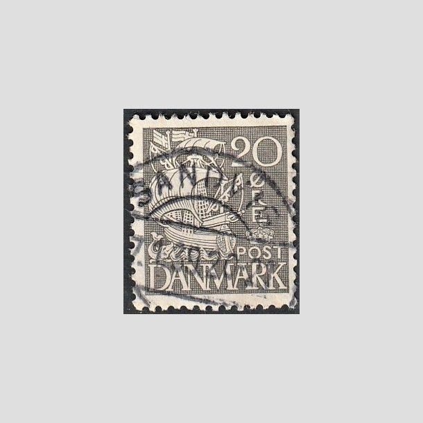 FRIMRKER DANMARK | 1933 - AFA 204 - Karavel 20 re gr Type I - Lux Stemplet "SANDVIG"