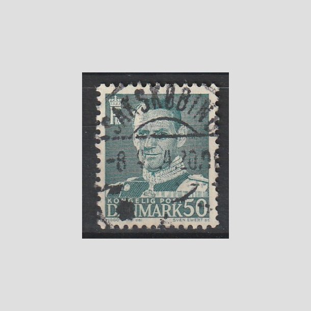 FRIMRKER DANMARK | 1952-53 - AFA 338 - Fr. IX 50 re blgrn - Lux Stemplet "SAKSKBING"