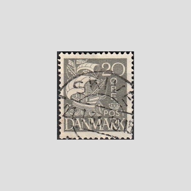 FRIMRKER DANMARK | 1927 - AFA 170 - Karavel 20 re gr - Lux Stemplet "SKIVE"