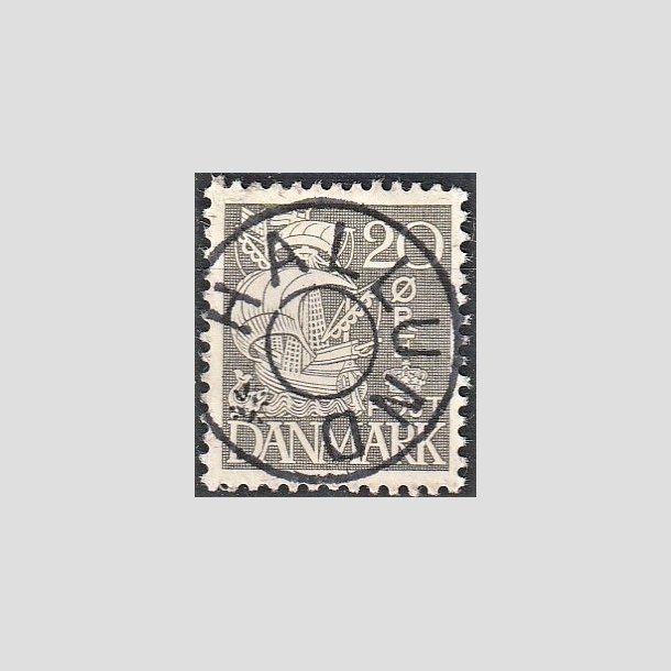 FRIMRKER DANMARK | 1933 - AFA 204 - Karavel 20 re gr Type I - Lux Stemplet "HALLUND"