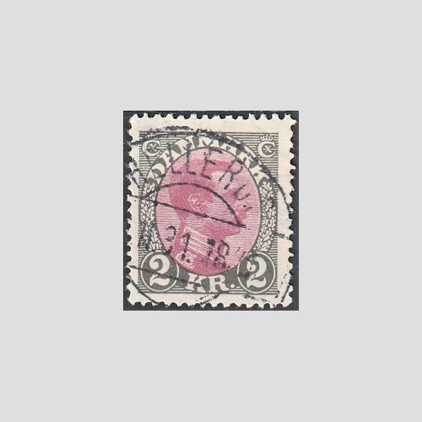 FRIMRKER DANMARK | 1925-26 - AFA 151 - Chr. X 2 Kr. gr/rdlilla (2K) - Stemplet "BALLERUP"