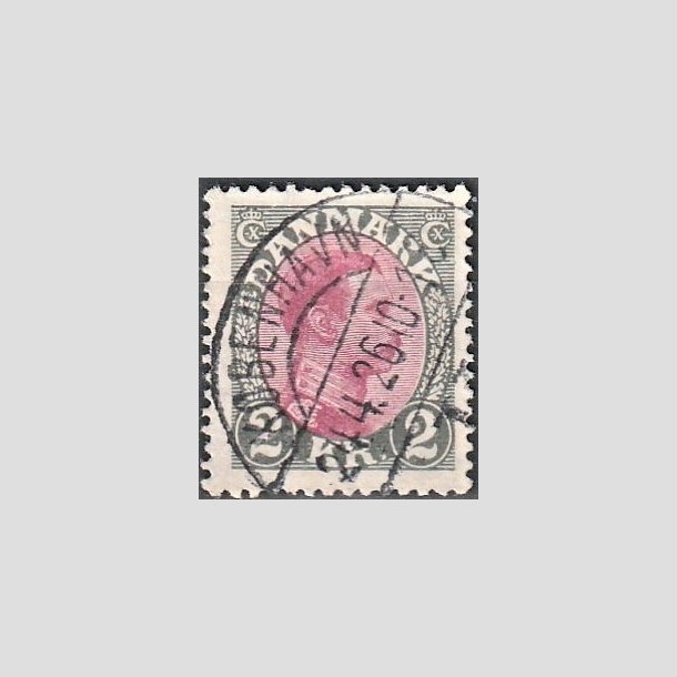FRIMRKER DANMARK | 1925-26 - AFA 151 - Chr. X 2 Kr. gr/rdlilla (2K) - Stemplet "KBENHAVN"