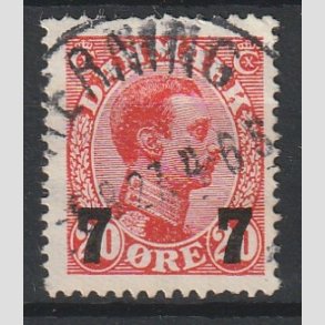 FRIMRKER DANMARK | 1927 - AFA 175 - 7 7/20 re rd provisorier (2K) - Lux Stemplet 